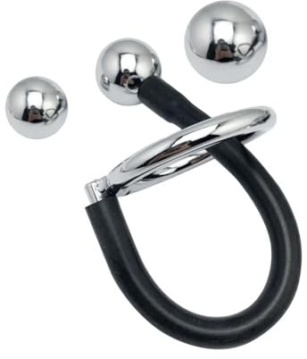 Plug anale Nuovo gancio anale in metallo Butt Plug con anello per pene perline perline stimolazione della prostata giocattoli adulti del sesso