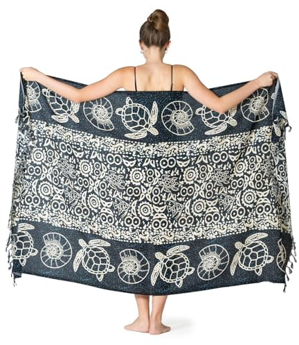 PANASIAM Sarong ATLANTIC, black, L
