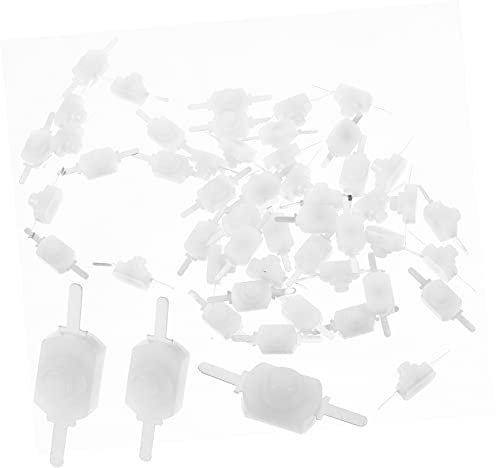JEWEDECO 50stücke Mini Druckknopf Schalter Mit Rastfunktion Mikro Schalter Für Taschenlampen Elektronikprojekte Hochwertiges Aluminium Und Abs Langlebig Und Robust Selbstsicherndes Design
