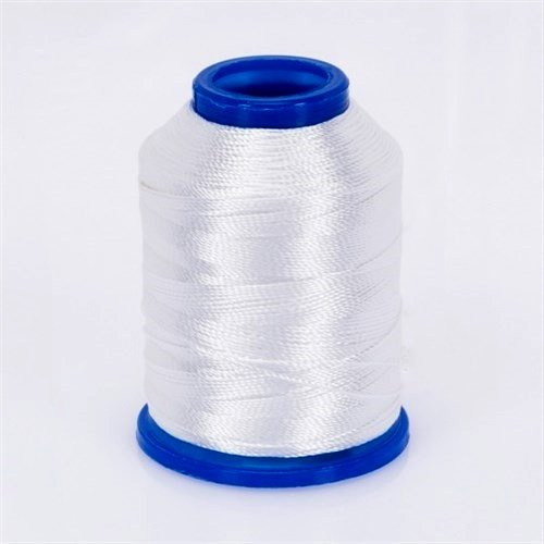 Perlin Altinba virktråd 20 g 300 m 6 trådar 100% polyester 0,75 mm nr: 50 kvalitets- och diverse färgpipar 100 g 200 g, snövit, set med 10 st