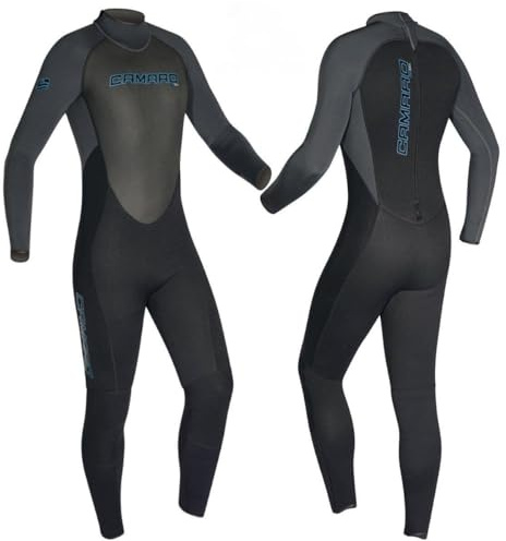 CAMARO Front Flex Revo Herren Neoprenanzug 3mm – Ultraflex Shorty Wetsuit mit Frontzip, Super Stretch, für Surfen, Schnorcheln, Tauchen, Schwimmen, Wakeboard & Wassersport, bis 6XL