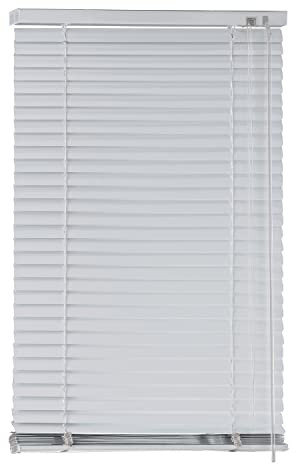 EXKLUSIV HEIMTEXTIL Aluminium Jalousie Lamellen 75 x 130 cm Weiß