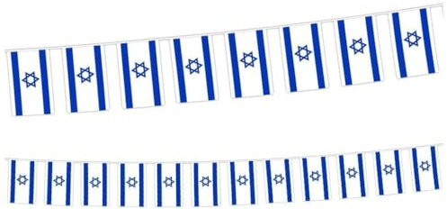 Israel-Flagge, Israel-wimpelkette, Wimpel, Israel-schnurbanner, Ammern, Festival-Party-feiertagsflagge