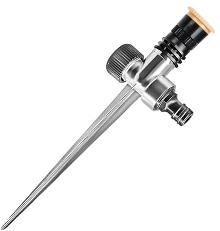 Xkzhrr irrigatore giardino, Regolabile A 360 ° Irrigatori da Giardino irrigazione automatica per Prato, Fiori e Campi - Rotante(2 pezzi)