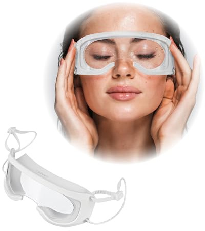 i-ENVY Lash Guard with Ear Straps, Anti-Fog Waterproof Lash Protector for Showering, for Eyelash Extensions, Lash Lifts, False Lashes & Eye Aftercare, White
