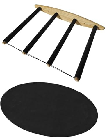 Vertikale Surfbretthalterung – Haltbare Holz Surfbrett-Wandhalterung mit Gummimatte, Surfbrett-Wandhalterung (4 Arme (3-4 Bretter)