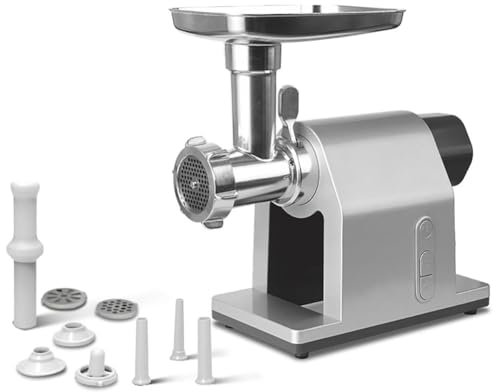 Meat Grinder Electric - Premium Sausage Maker, Food Grinder, Mincer Machine - Includes Sausage Stuffer Tube Kit - Perfect Kitchen Appliance For Home Meat Stuffing