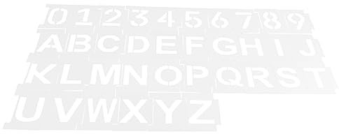 LALAFINA Buchstaben Schablonen Für Junge Mädchen Alphabet Malerei Diy Brief Schablonen Wiederverwendbare Aus Pet-material Leicht Abwischbar