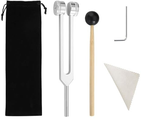 Stimmgabel 128 hz, 21,5 cm Stimmgabel Set, Verstellbare Aluminiumlegierung