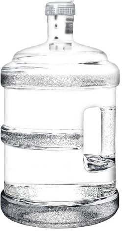 Wasserspenderflasche 5L/3L Camping-Wasserbehälter Reiner Wassereimer Mineralwasserfass Tragbarer Wasserbehälter Reiner Wasserkrug mit Griff (Weiß 3L (1 Person))