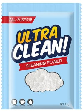 LIXSAZSE Grill Leather Cleaning Powder Remover Multi-Purpose Long Lasting Universal Removing Household Kitchen Toilet