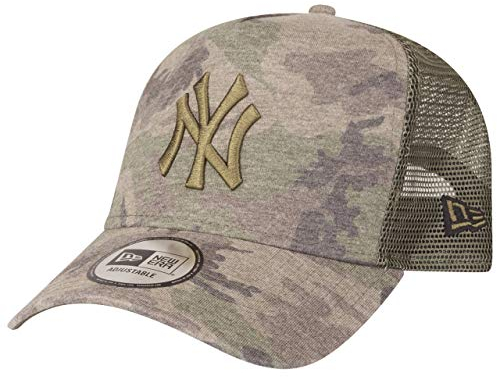 New Era A-Frame Trucker Cap - New York Yankees Wood camo