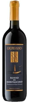 GIORDANO VINI Selvato Rosso di Montalcino DOC 2018 - Vino Rosso Toscano, Gusto Asciutto ed Armonico, Ideale per Occasioni Conviviali, Toscana, 14% vol. 1 Bottiglia da 75 cl