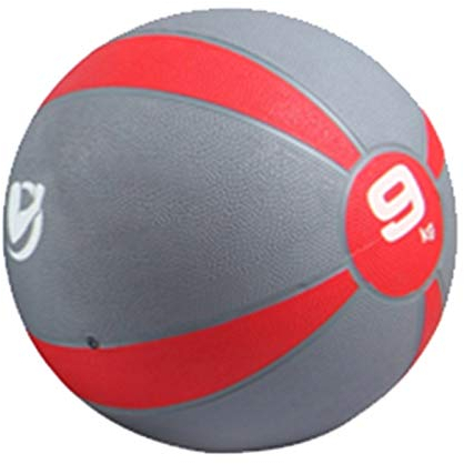 Medizinbälle Medizin Ball Gummi-elastischer Ball, Professionelle Krafttraining-Box-Trainingsball, rutschfeste Verschleißfeste, 9kg / 19.8lb