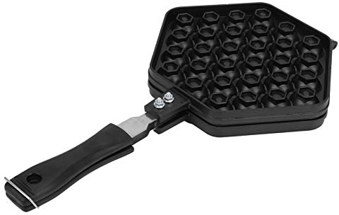 Bubble Waffle Maker Pan, Waffle Cake Mold Pot, NonStick Baking Maker for Breakfast Lunch Household Cafe Restaurant Cake Shop