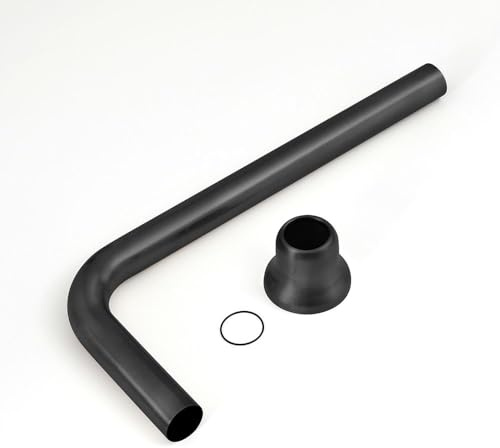 MILANO Bathroom Low Level Cistern Toilet WC Flush Pipe Kit Black