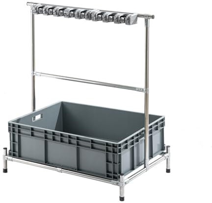 TRGCJGH Carro de Limpieza Profesional, organizador de suministros de limpieza, carritos de conserjero sobre ruedas(Without casters)