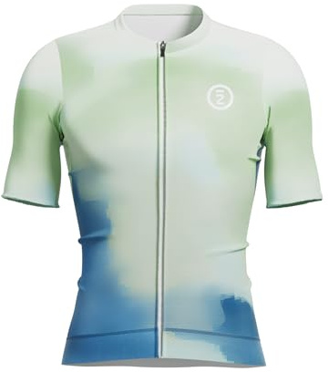 INBIKE Herren Fahrradtrikot Kurzarm Sommer Fahrradbekleidung 4.5CM Anti-Rutsch-Gewebe Hohe Elastizität Atmungsaktivität und Komfort Trikot IXT345