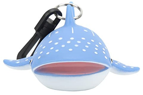Akozon Cartoon Fish Scuba Dive Mundstück Staubdichte Abdeckung – Atemreglerhalter der Zweiten Stufe mit Clip für Tauchausrüstung (Walhai)