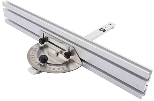 Gehrungsanschlagsystem für Tischkreissägen, Gehrungsanschlag und Anschlag, hochpräziser Verriegelungsmechanismus für Abschrägungsarbeiten, Gehrungsanschlagsystem für Tischkreissägen aus Aluminiumleg