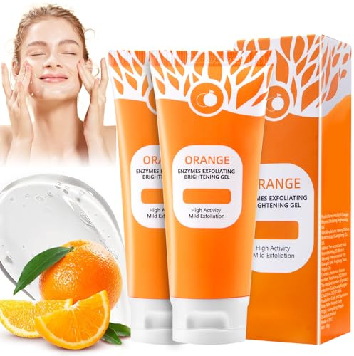 Dandin Orange Exfoliating Gel, Orange Exfoliating Peeling Gel für Damen, Gesichtspeeling, Oranges Exfoliating Gels, für alle Tiefenreinigung