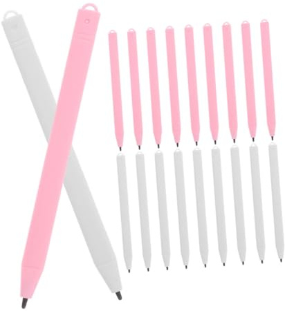 SOIMISS 20pcs Lightweight Plastic Stylus Pens for Lcd Writing Tablet, Portable Universal Drawing Stylus Pen for Touchscreen, Suitable for Casual and Professional Use