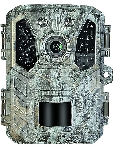 fotocamera da giardino, Mini telecamera da caccia for animali selvatici, pista for, visione notturna a infrarossi, trappola fotografica con attivazione del movimento for esterni(Bluetooth WIFI model)