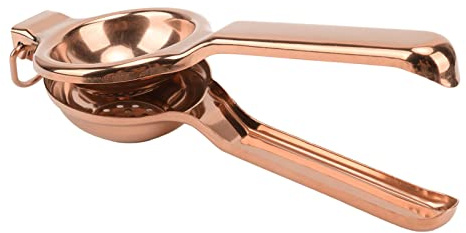 Karlak Presse-Citron, Presse-Agrumes à Main à Manche Ultra Long en Acier Inoxydable avec Anneau de Levage, Presse-Agrumes Ergonomique pour la Cuisine, adapté au Citron, aux Agrumes, au (Or rose)