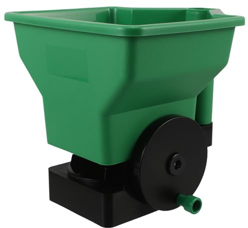 Hohopeti Épandeur à Main Manuel Portable pour Jardinage Distributeur Graines avec Manivelle Précision Fiable Plastique Robuste pour Plantation Carottes et Fleurs Extérieur