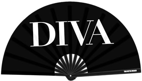 Diva Clack Fan, Bamboo Hand Fan