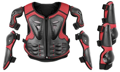 Protezione del petto per bambini, protezione del petto per bambini, per motocross, per motocross, per motocross, per equipaggiamento Dirt Cycling, ginocchiere per gomiti, protezione del petto