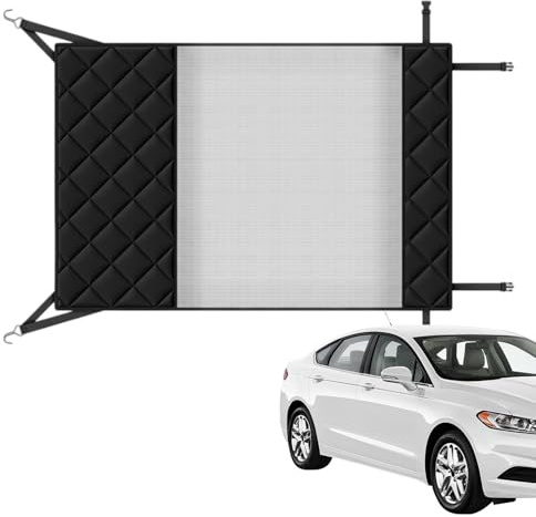 Genérico Barrera para Perros SUV Separador Divisor Universal Desmontable | Red Barrera De Coche SUV Camioneta Furgoneta Asiento Trasero Carga Ventana Maletero Vehículos Automóvil Coche Cabina