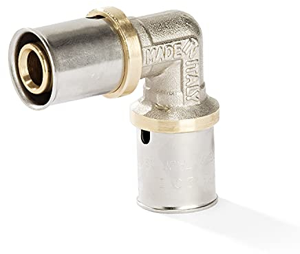 H2O-Flex® 32er Pressfitting - Winkel 90° für Verbundrohr 3,0mm Aluverbund Mehrschichtverbundrohr 32 x 3,0mm DVGW Rohr