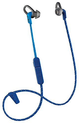 Plantronics BackBeat FIT 305 Sweatproof Sport Earbuds, Wireless Headphones, Dark Blue/Blue