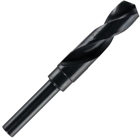 22mm HSS Reduziertem Schaft Bohrer (12.7mm / 1/2 Schaft) - Für Bohren Aluminium, Stahl, Holz, Kunststoff, Nicht-Eisen-Metalle - Schmiedebohrer/Metal Bohrer