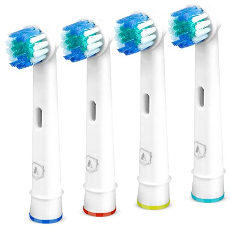 Toothbrush Head Compatible with Oral B - 4 Pack Aster Replacement Electric Professional Toothbrush Heads Deep and Precise Cleaning Brush Heads Toothbrush Heads Compatible with Oral B Braun