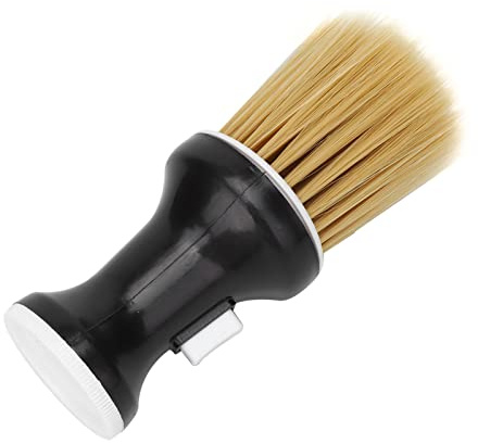 Barber Brush Neck Duster Hårklippande Neck Duster Powder Duster Brush Mjukt Hår Neck Duster (Svart)