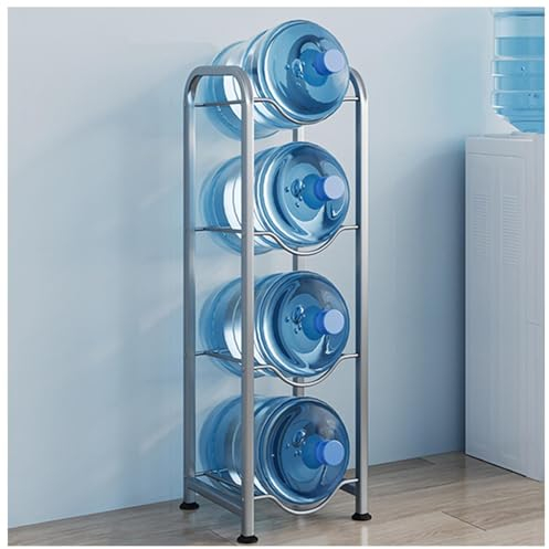 Support de Bonbonne d'eau de 5 gallons, Support de Distributeur de Carafe d'eau Robuste, Organisateur de Bouteille d'eau en Acier, étagère de Rangement de Bouteille d'eau empilable