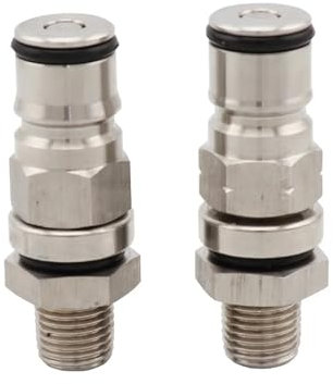 bierbrauset Bier Fass Gas Flüssigkeit Ball Lock Post 19/32 -18 Mit 1/4 Zoll Schott Homebrew Fass Post Adapter Heimbrau-Sets(Gas and Liquid)
