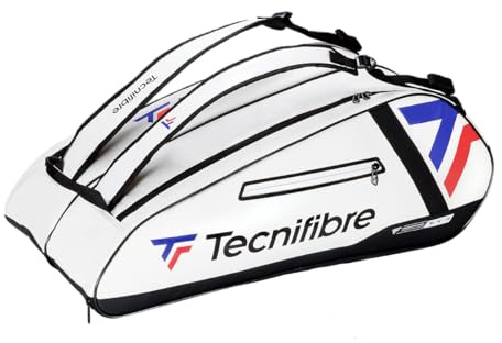 Tecnifibre Tour Endurance White 12r 2025 Schlägertasche Weiß - Schwarz