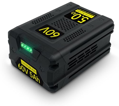 ShunTongDa 60V 5.0Ah Lithium Battery Replace for Greenworks 60V Battery, Compatible with Greenworks 60 Volt Batteries LB604, 2908502, LB6042, LB60A00, LB60A01, Fit for Green Works 60 Volt Power Tools