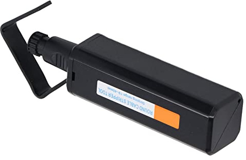 Ausla Kabelmantel-Abisolierer, Rundes Kabel-Abisolierwerkzeug aus Aluminiumlegierung für 19 Bis 40 Mm Glasfaserdraht, Einstellbare Klingentiefe, 3 Schneidmodi für Elektriker und T
