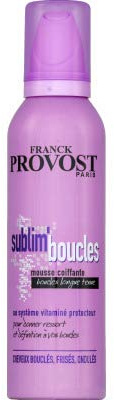 Franck Provost Sublim'Boucles, Mousse Coiffante au Système Vitaminé Protecteur, 2 x 200ml