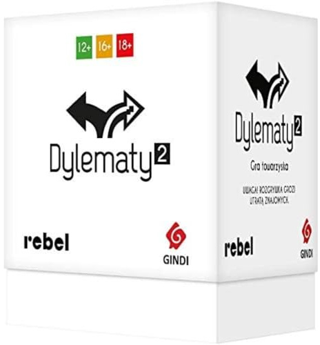 Rebel | Dilemmata 2 | Kartenspiel | Partyspiel | Für Erwachsene | Alter 18+ | 4-15 Spieler | Spielzeit ca. 15 Min.