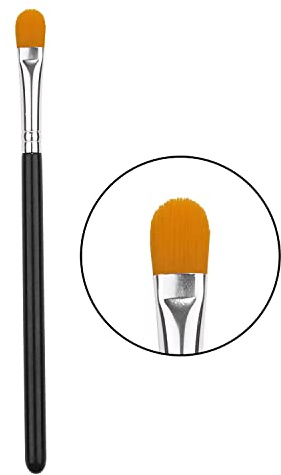 Extra flat round brush eyebrow concealer brush，concealer brushs，flat makeup brush，Brow Brushes (E32)