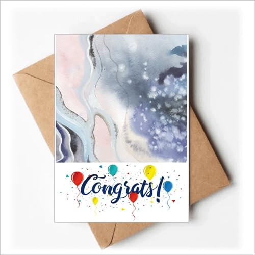 Tinte Aquarell Schattierung Hochzeit Karten Glückwunsch Gruß Umschläge