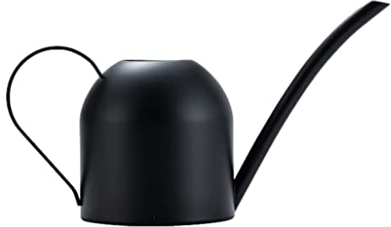 Regadera Botella Pulverizador Regadera Vintage De Acero Inoxidable Negro con Pico Largo Regadera Plantas En Maceta Suministros De Jardinería Botella De Riego Regadera para Flores