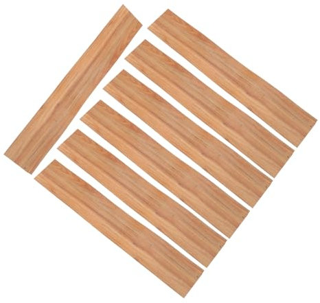 BESTonZON 7st Boden Leder Bodenaufkleber Mit Holzmaserung Retro-aufkleber Aufkleber Für Bodenfliesen Bodenaufkleber Für Die Küche Boden Schälen Und Kleben Keramikfliesen Wasserdicht Pvc