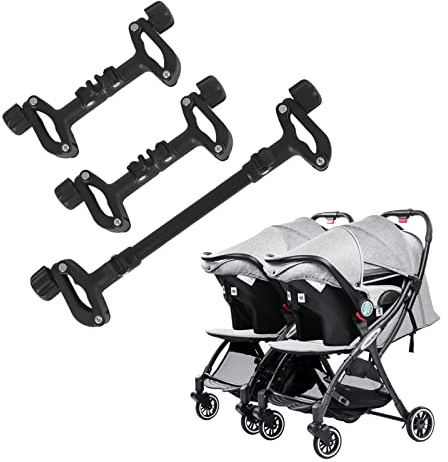 Kinderwagen Verbindungsstücke, 3 Stück Verstellbare Kinderwagen-Anschluss,Universelle Kinderwagen-Verbindungsstücke, verstellbare Kinderwagen-Anschlüsse für Zwillinge