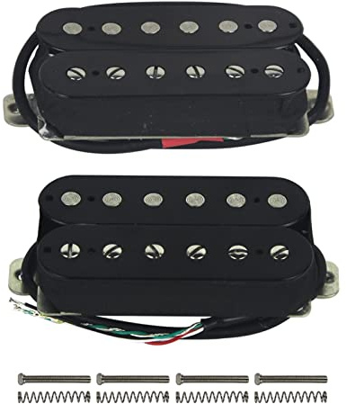 3 Stücke Alnico 5 E-Gitarren-Pickup Humbucker/Single Coil Pickup HSH. Set Für Hals/Mittlere/Brücke Schwarz Zubehör